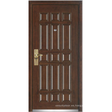 Puerta blindada de madera de acero (YF-G9003)